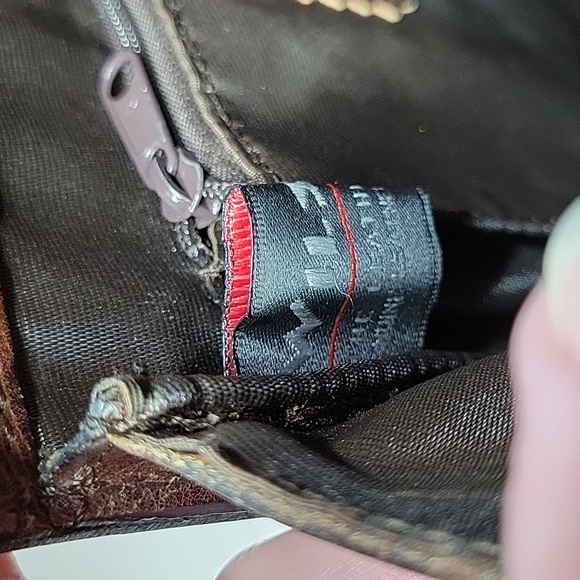 Wilson's vintage Italian leather crossbody bag - Picture 7 of 8